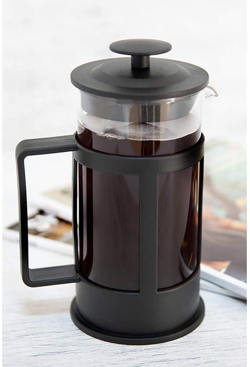 N.C NC Freh Press Coffee Maker Travel & Camping Coffee Pot Double Walled Insulated Coffee & Tea Brewer Pot Cold Brew Heat Resistant Office Supplies with Superior Filtration Thoughtful Gifts (800ml) - Image 3
