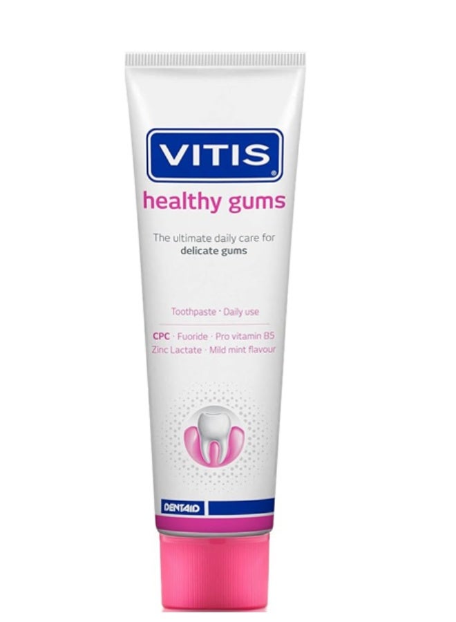 Vitis Healthy Gums Toothpaste 100ml | Daily Gum Care Toothpaste for Healthy Teeth & Gums