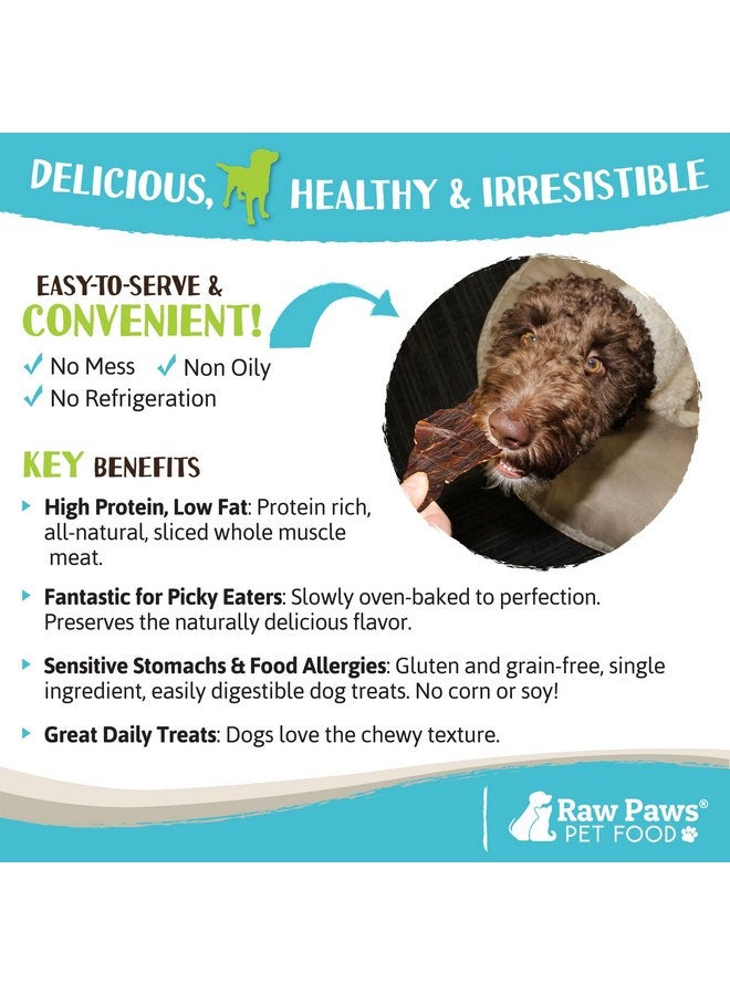 Raw Paws Water Buffalo Jerky Treats for Dogs, 16-oz - Packed in USA - Free-Range Pure Buffalo Meat - Beef Jerky for Dogs Alternative - Jerky Treats for Dogs - Jerky Sticks for Dogs, Dog Beef Jerky - Image 5