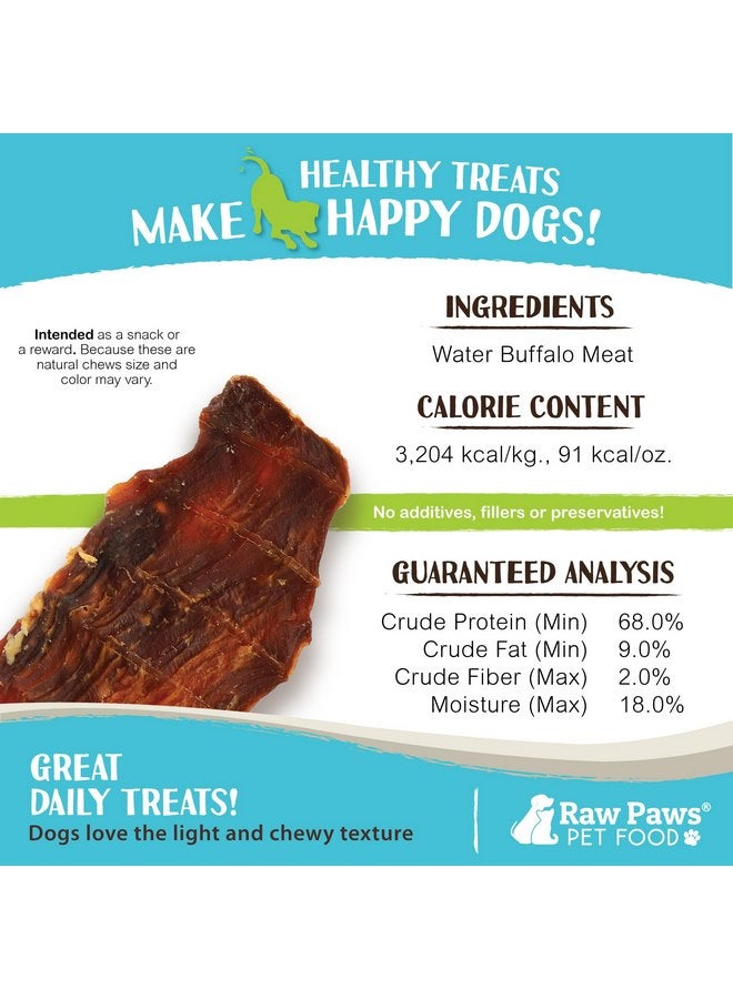 Raw Paws Water Buffalo Jerky Treats for Dogs, 16-oz - Packed in USA - Free-Range Pure Buffalo Meat - Beef Jerky for Dogs Alternative - Jerky Treats for Dogs - Jerky Sticks for Dogs, Dog Beef Jerky - Image 3