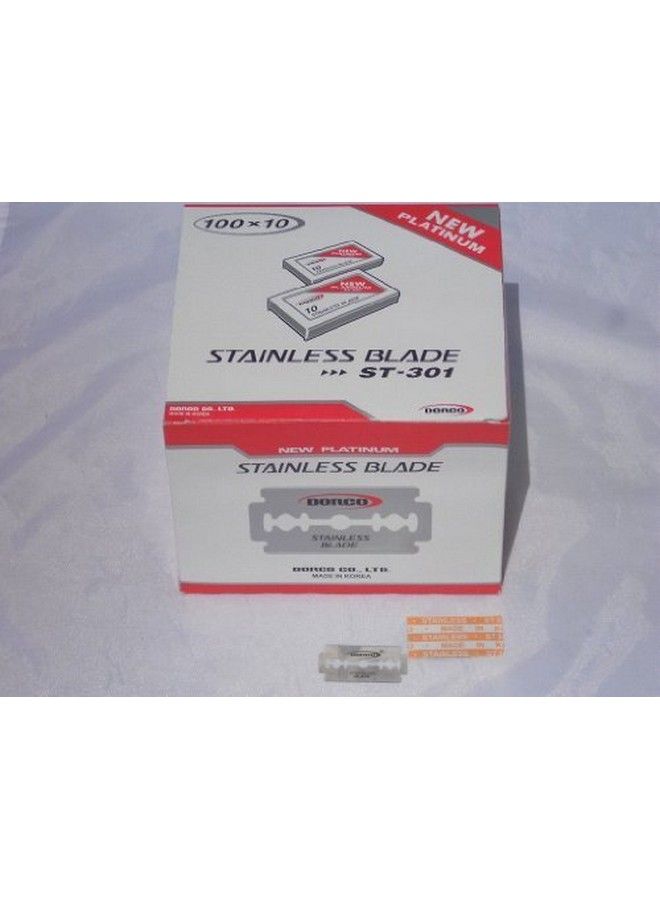 DORCO Wennow Dorco St301 Platinum Double Edge Razor Blades / 1Case (1000 Blades) - Image 3