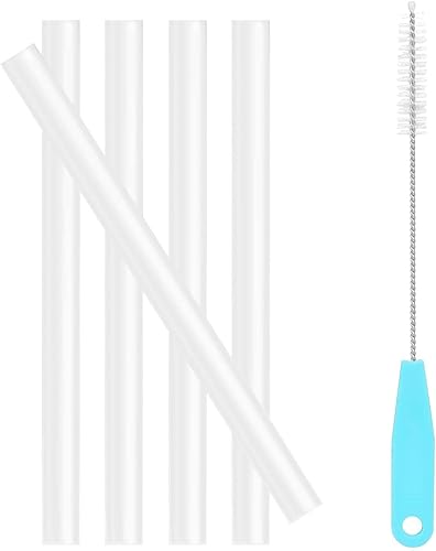 Camptek Replacement Straws Compatible With Camelbak Eddy Kids 12Oz Plastic Water Bottle Accessories Include 5 Bpa-Free Straws And 1 Cleaning Brush(12Oz) - Image 2