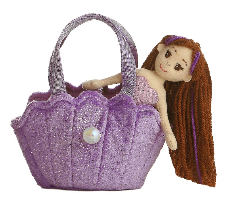 Aurora Enchanting Sea Sparkles Mermaid Lavender Stuffed Animal - Imaginative Play - Magical Companions - Purple 9 Inches - Image 1