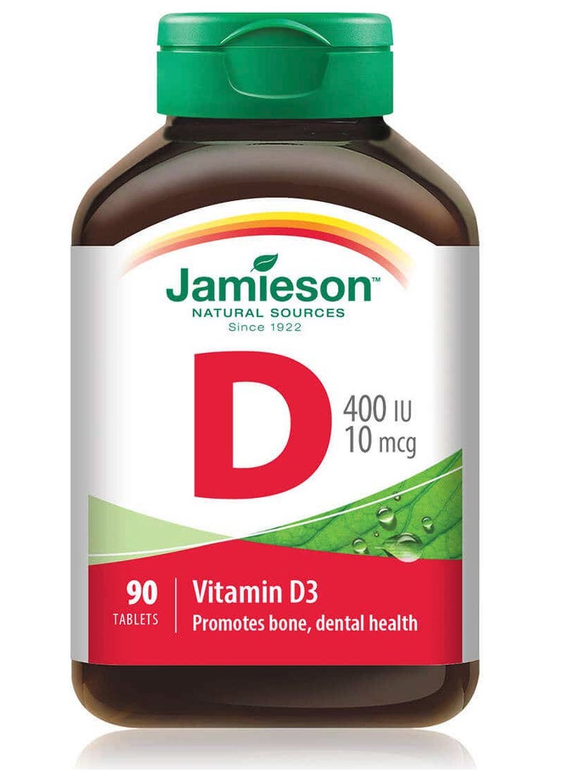 Jamieson Jamieson Vitamin D3 400 IU 90 Tablets  - Image 2