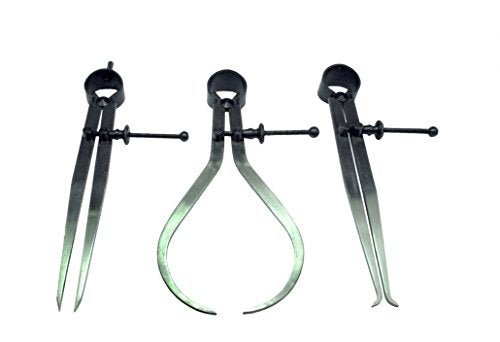 AI 3-Piece 8" Spring Caliper Set - Inside, Outside & Divider - OMEX-200 - Image 3