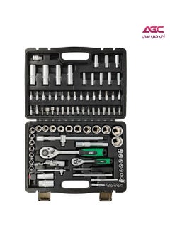 Agc AGC 94 Pcs Professional Socket Wrench Set Mechanic Spanner Tool Box For Car Home Tools Box KSD094  - Image 1
