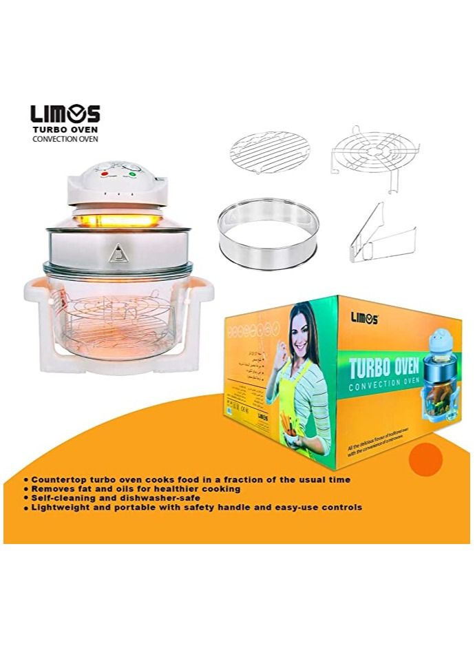 LIMOS Turbo Oven 17 Liter Transparent White - Image 3
