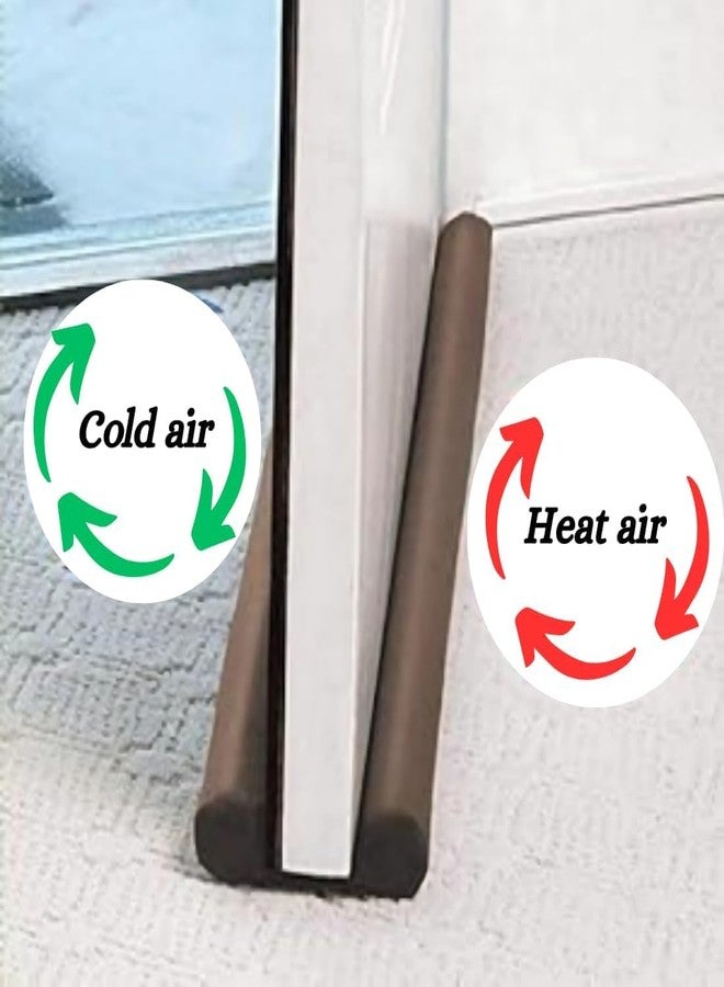 MS QUALITY ZONE Door Draft Stopper for Home | Soundproof & Weatherproof Door Seal Blocker | Blocks Noise, Dust, Cold Air & Insects Reusable Door Guard (2 Pack, 90 x 7 cm) - Image 4
