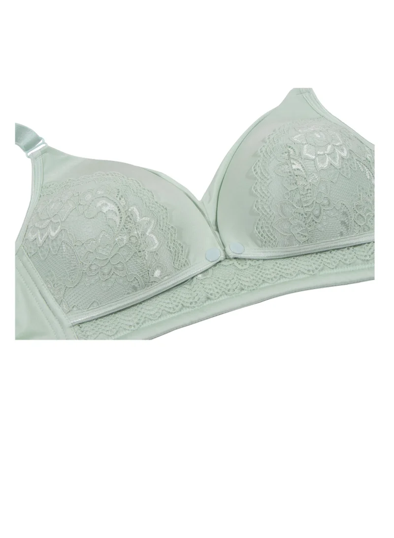 Okus Full Cup Maternity And Nursing Bra Green Medium