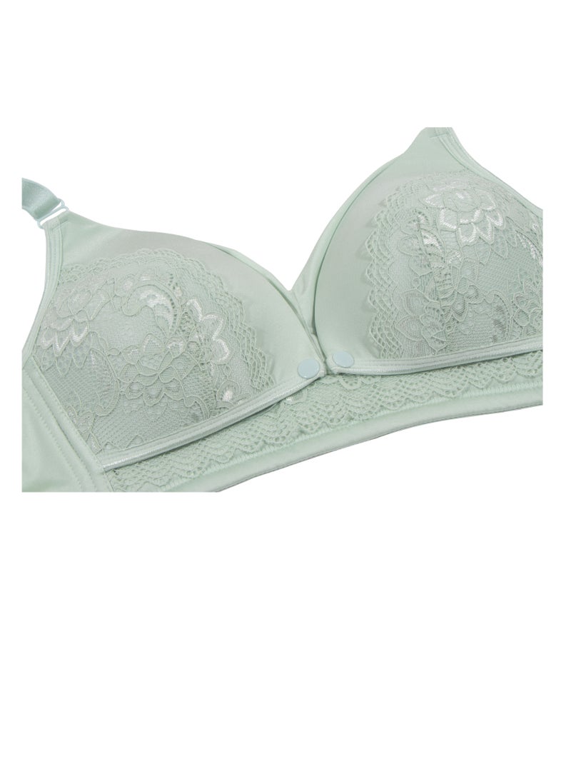 أوكوس حمالة صدر للحمل والرضاعة كاملة التغطية - أخضر - مقاس متوسط - Image 4