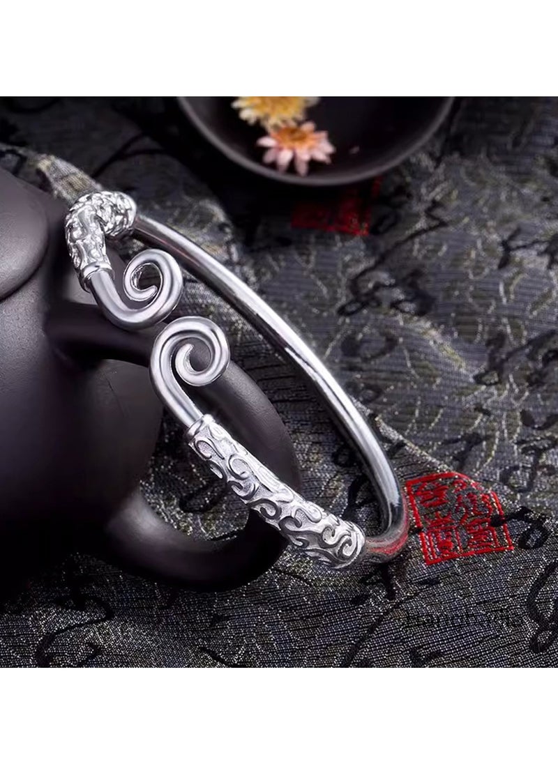Hanghaijia Unisex Vintage Monkey King Wukong Buddhist Tightening Spell true love forever Bracelet  - Image 2