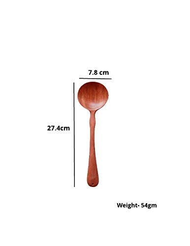 Fabartistry 100 Pure Neem Set of 3 ladles for BiriyaniVegetables and SauteBrown  - Image 5