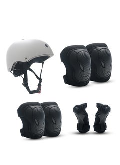 Generic Kids Roller Skate Gear Kit with Helmet - Full Set of Knee Pads for Balance Bike, Bicycle, Skateboard, and Roller Skating, Protecting Children for Various Sports  - Image 1