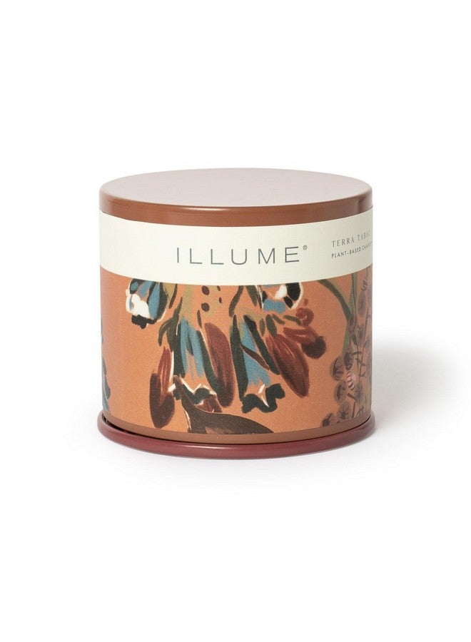 ILLUME Beautifully Done Essentials Terra Tabac Vanity Tin Scented Candle, 3" L x 2" W x 1" H - Image 1