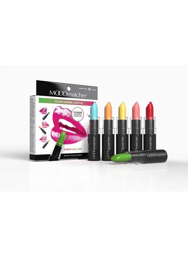 MOODmatcher original Color Changing Lipstick – 12 Hours Long-Lasting, Moisturizing, Smudge-Proof, Easy to Apply Creamy Lipstick, Glamorous Personalized Color, Premium Quality – Made in USA - Image 2