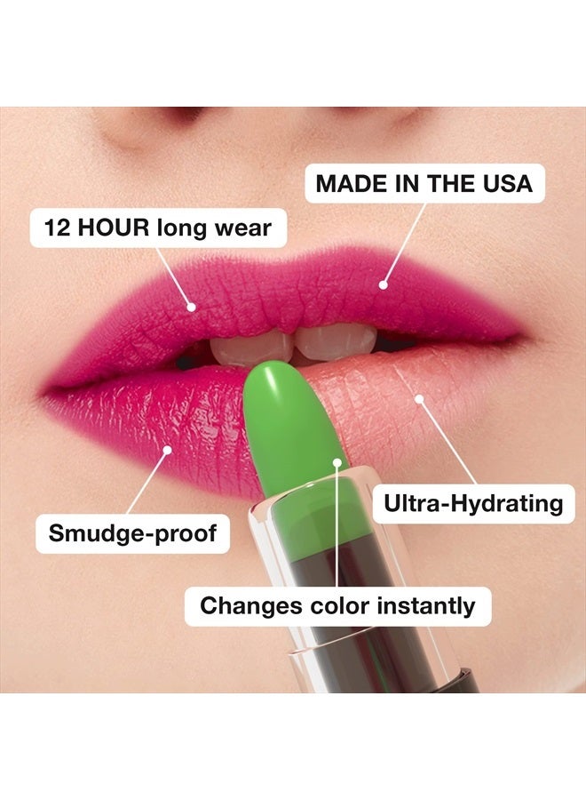 MOODmatcher original Color Changing Lipstick – 12 Hours Long-Lasting, Moisturizing, Smudge-Proof, Easy to Apply Creamy Lipstick, Glamorous Personalized Color, Premium Quality – Made in USA - Image 3