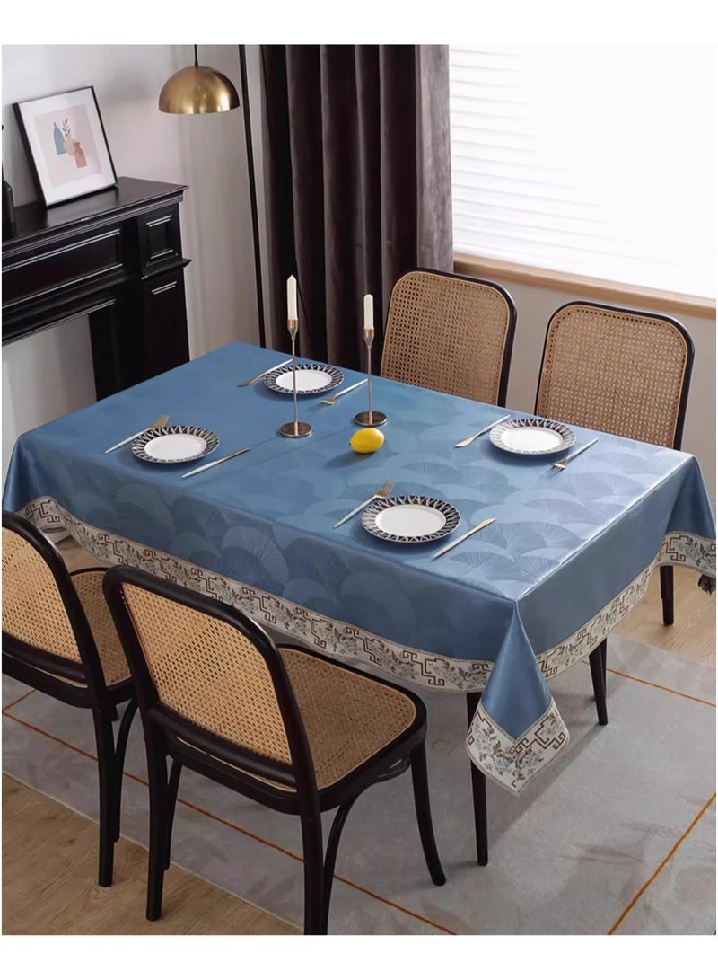 EBMINI New Waterproof Oil Resistant Heat-Resistant Washable PU Tablecloth  - Image 2