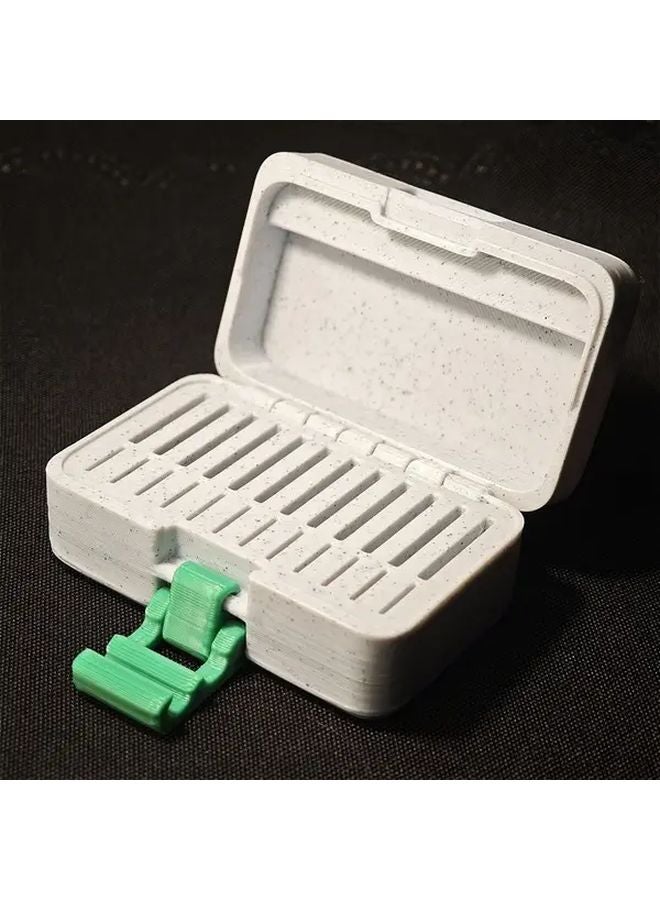 حافظة بطاقات ذاكرة رمادية 8 فتحات لبطاقات SD و TF و Micro SDHC و SDXC - Image 4