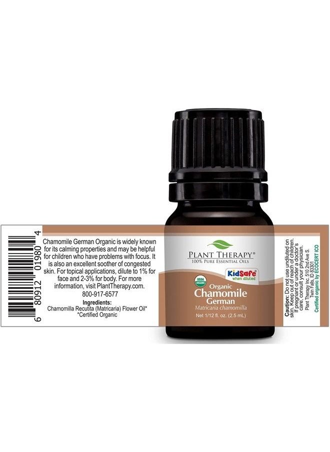 Plant Therapy Organic German Chamomile Essential Oil 2.5 mL (1/12 oz) 100% Pure, Undiluted, Therapeutic Grade  - Image 5