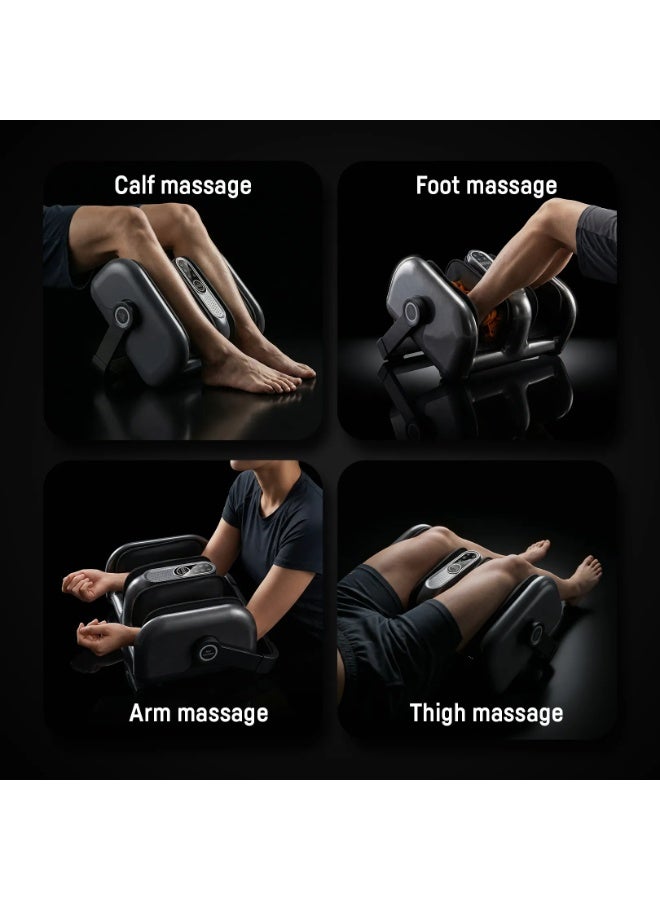 QUTEK Bounce 360 Foot, Calf & Arm Massager Deep Tissue Electric Massage Machine with Air Compression, Multi-Mode & Adjustable Intensity, Circulation Booster & Pain Relief, Home Therapy Device - Image 4