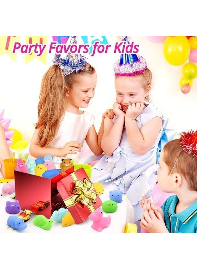 30 Animal Mini Soft Cute Party Gifts for Children, Cat Unicorn Soft Squeeze Stress Relieving Toy Gift Bag, Novelty Toy Gifts for Boys and Girls, Adults, Random - Image 3