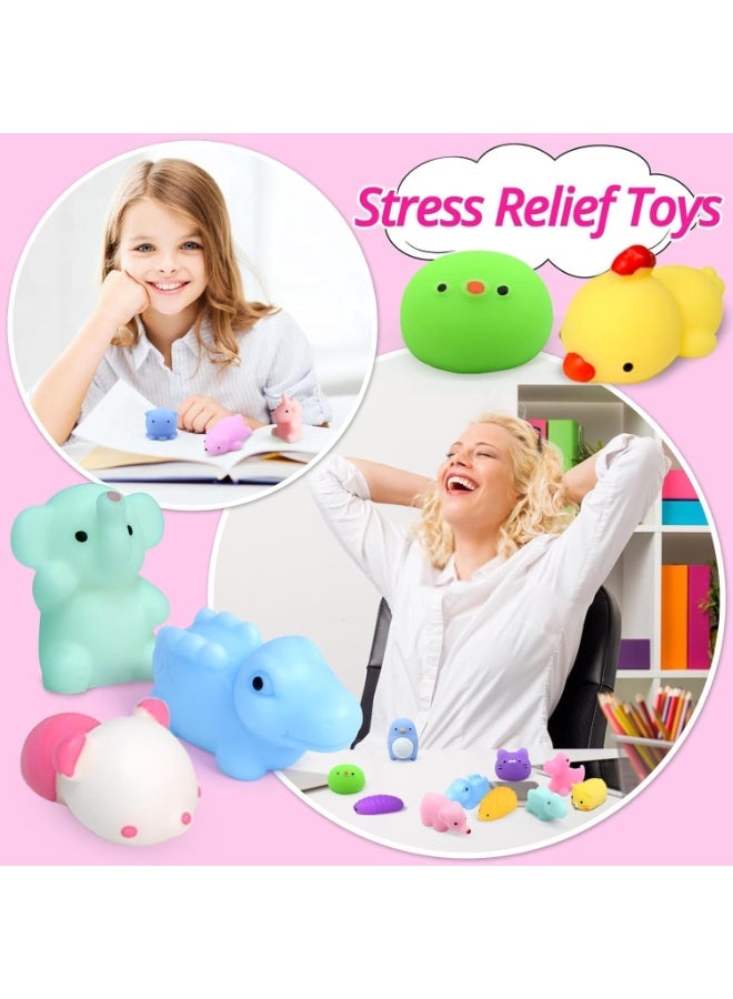 30 Animal Mini Soft Cute Party Gifts for Children, Cat Unicorn Soft Squeeze Stress Relieving Toy Gift Bag, Novelty Toy Gifts for Boys and Girls, Adults, Random - Image 5