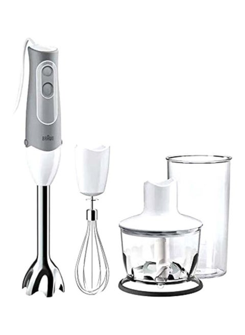 قطاعة مع مخفقة 500 ml 600 W MQ535 أبيض/ رمادي