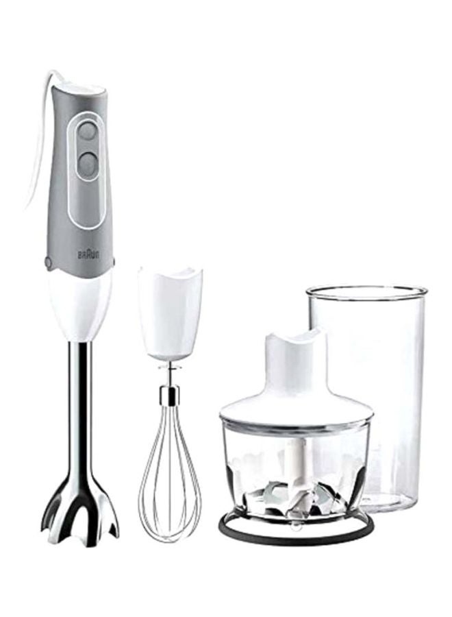 براون قطاعة مع مخفقة 500 ml 600 W MQ535 أبيض/ رمادي - Image 1
