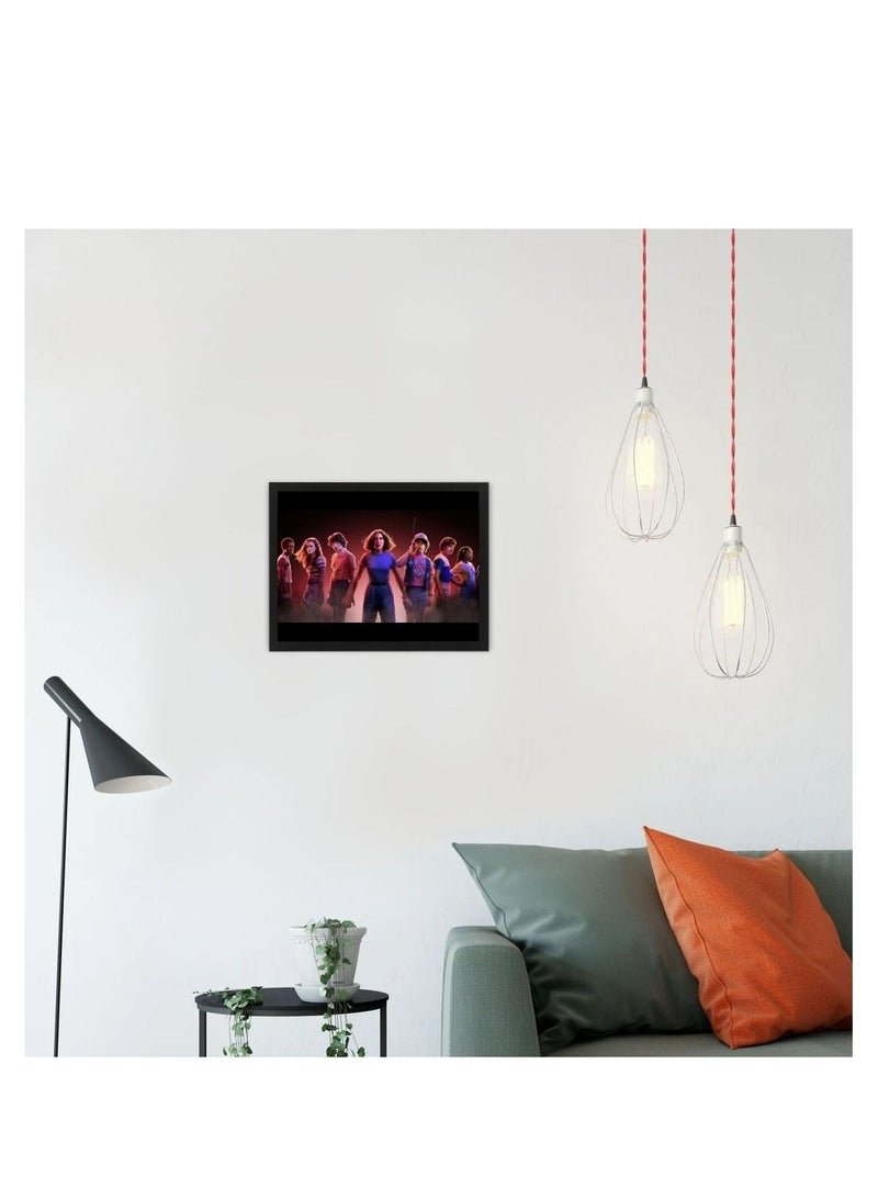 إم إي سي سترينجر ثينجز إطار ملصق حائط فني 21x30 سم - Image 5