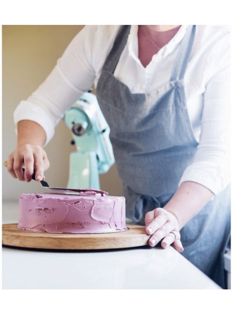 Mrs. Anderson's Baking Dishwasher Safe Flexible Offset Icing Spatula Black and Silver 8inch - Image 2