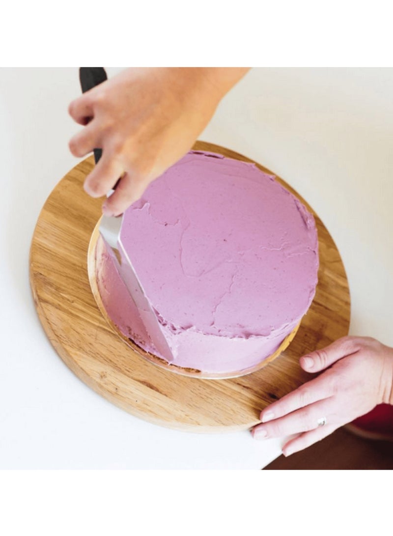 Mrs. Anderson's Baking Dishwasher Safe Flexible Offset Icing Spatula Black and Silver 8inch - Image 3