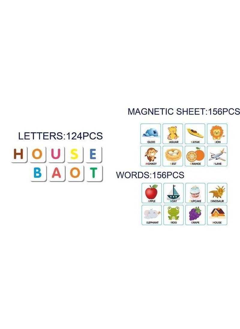 Toy Box - Magnet Collage English Alphabet Puzzle Book for Kids Educational Toy - Image 1