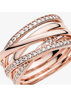 PANDORA PANDORA Rose ring with clear cubic zirconia, Size 52  - Image 5
