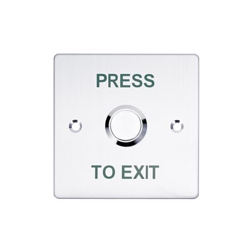 YUHANUS Push to Exit Button for Door Access Control Waterproof Stainless Steel Shell 4 Contact Output - Image 3