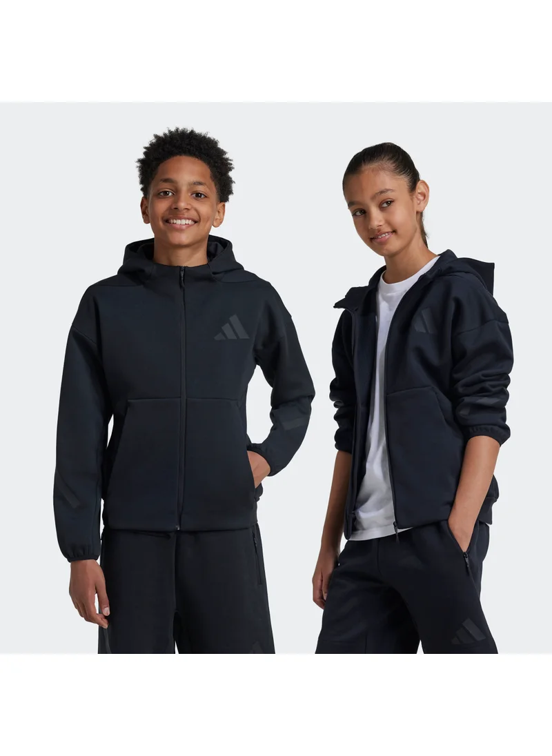 اديداس adidas Z.N.E. Full-Zip Hooded Track Jacket Kids