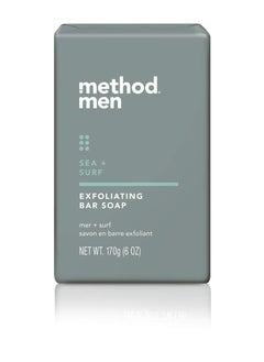 Method Method Men's - Sea + Surf Body Wash 18 Ounce & Sea + Surf Exfoliating Bar Soap, 6 oz - Set of 2  - Image 3