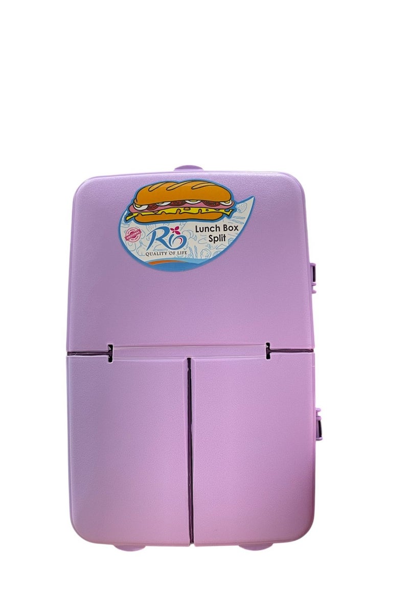 ريو صندوق غداء ريو مقسم باللون الأرجواني - Image 1