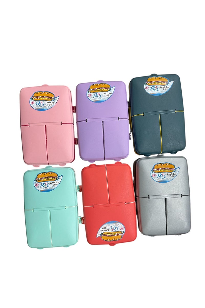 ريو صندوق غداء ريو مقسم باللون الأرجواني - Image 3