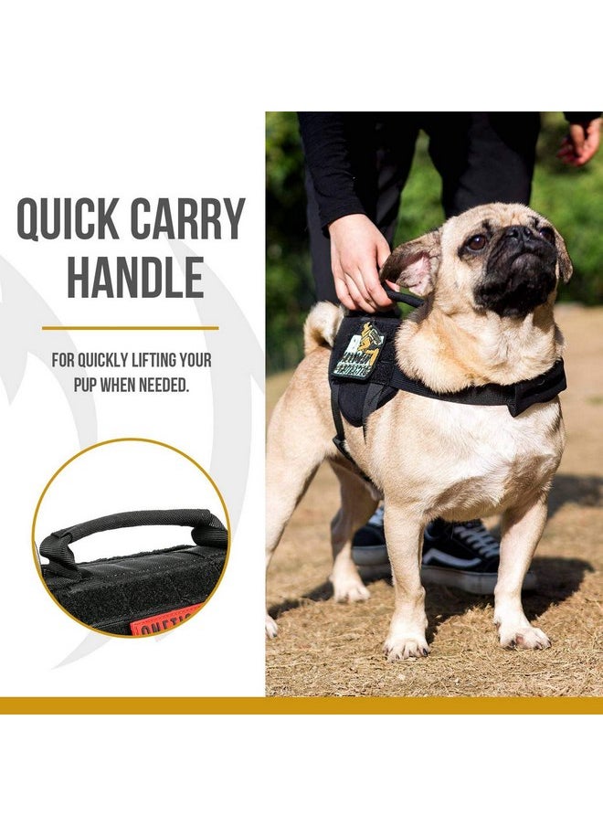 OneTigris - OneTigris Tactical Dog Harness,Puppy Harness with Handle, Military Vest for Small Dogs Outdoor Easy Control Training Walking - Image 1
