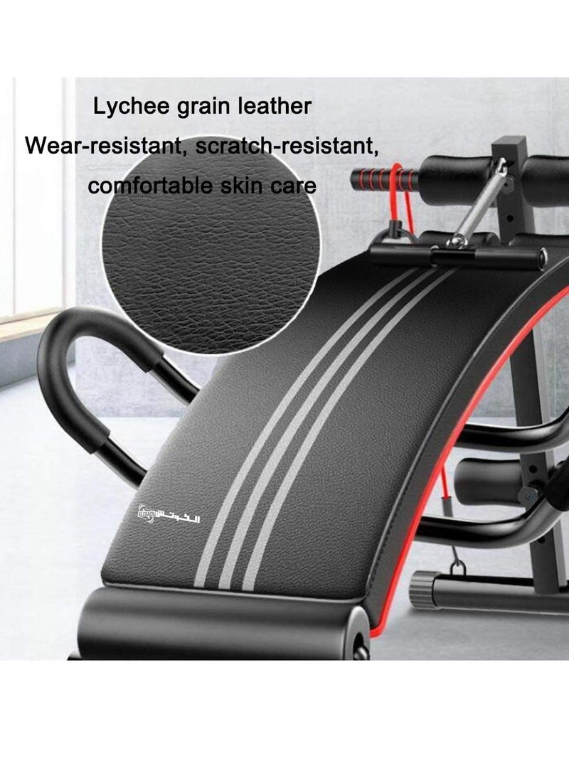 الكوتش بنش تمارين البطن قابل للتعديل للجلوس مع كرة السرعة وحبال السحب مع هديه جالون ماء بسعه 2.2 - Image 3