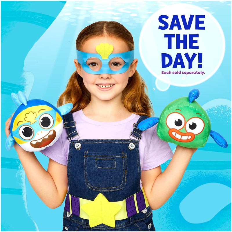 WowWee Baby Shark's Big Show! Reversible Plush Baby Shark Turns Into Super Shark - Flip Plushie Toys for Toddlers - Image 5