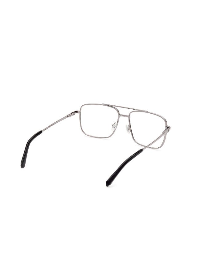 GUESS Gu50097 Navigator Metal Frames For Men Size 57, Shiny Black - Image 5