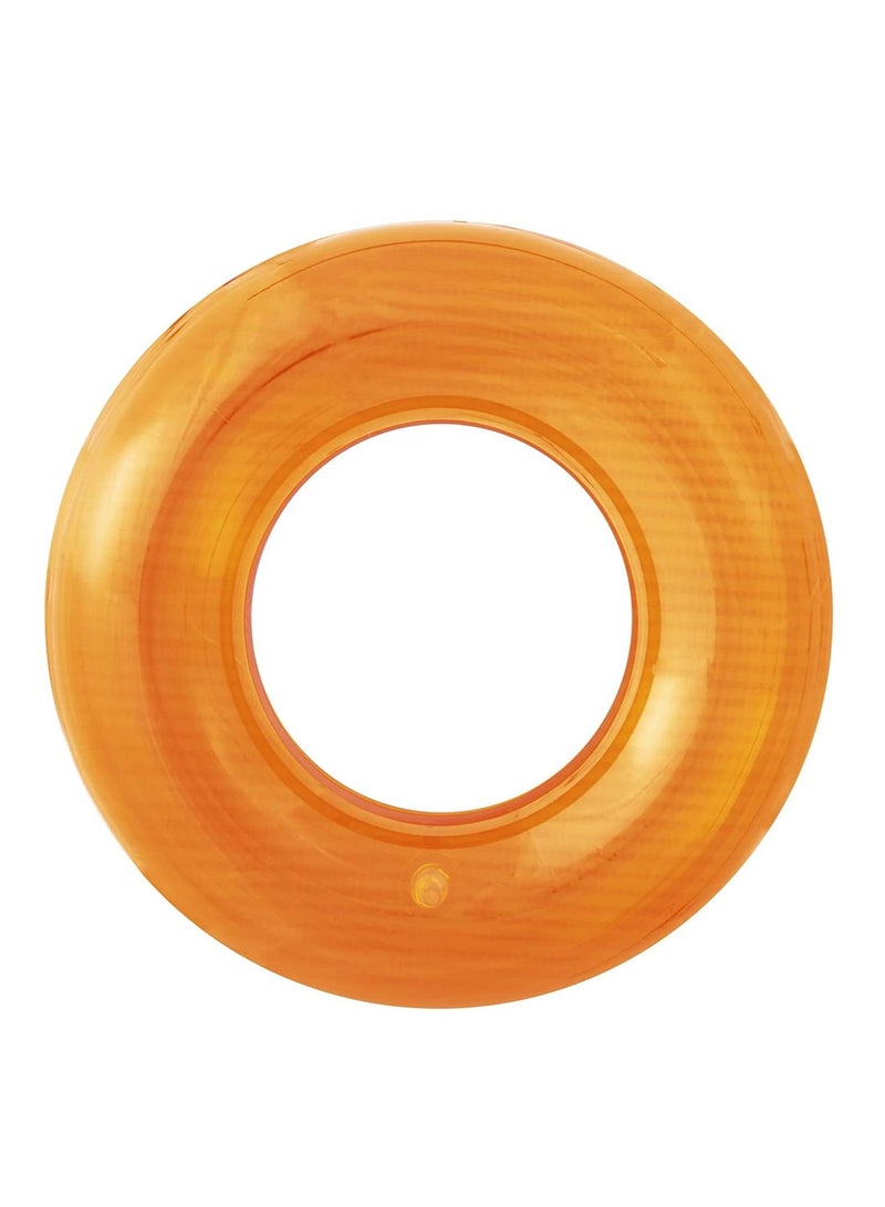 Bestway 1 Pieces Inflatable Transparent Tire Tube 51cm - Assorted - Image 2