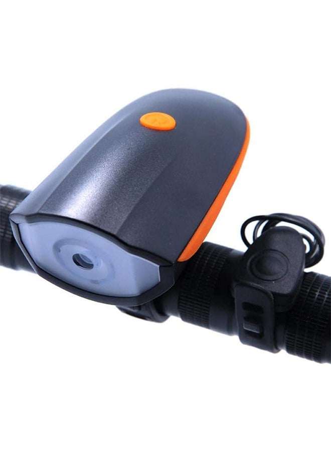 Generic USB Rechargeable Bicycle Lights Bike Lights Night Cycling Electric Horn With Handlebar Flashlight  - Image 3