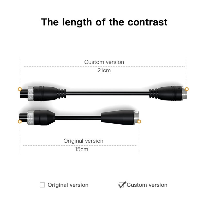 stio Power Extension Cable Compatible with Ninebot by Segway Go Kart Kit Gokart PRO Ninebot S MAX/S/miniPRO Scooter Lengthen Adapter Cable Accessories - Image 3