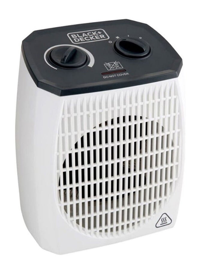 BLACK+DECKER Vertical Heater Fan with Dual Heat Setting for Home 2000 W HX310-B5 Black/White - Image 1