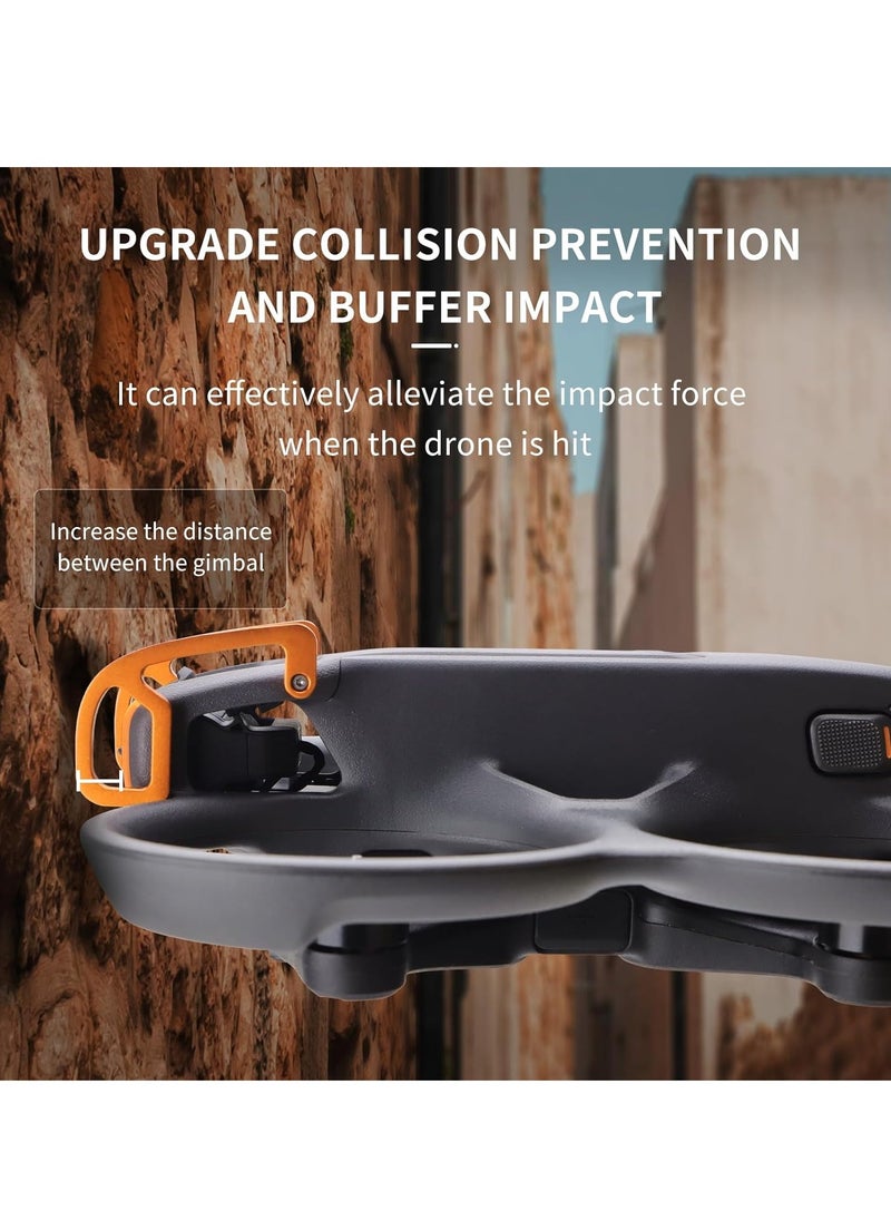 KASTWAVE Gimbal Bumper Protection Bar, Gimbal Bumper Guard, for DJI Avata 2, Lens Safety Bumper, Aluminum Alloy Gimbal Protect Bar, Anti-Collision Protection Guard, Lens Protection Rod Accessories, Orange  - Image 4