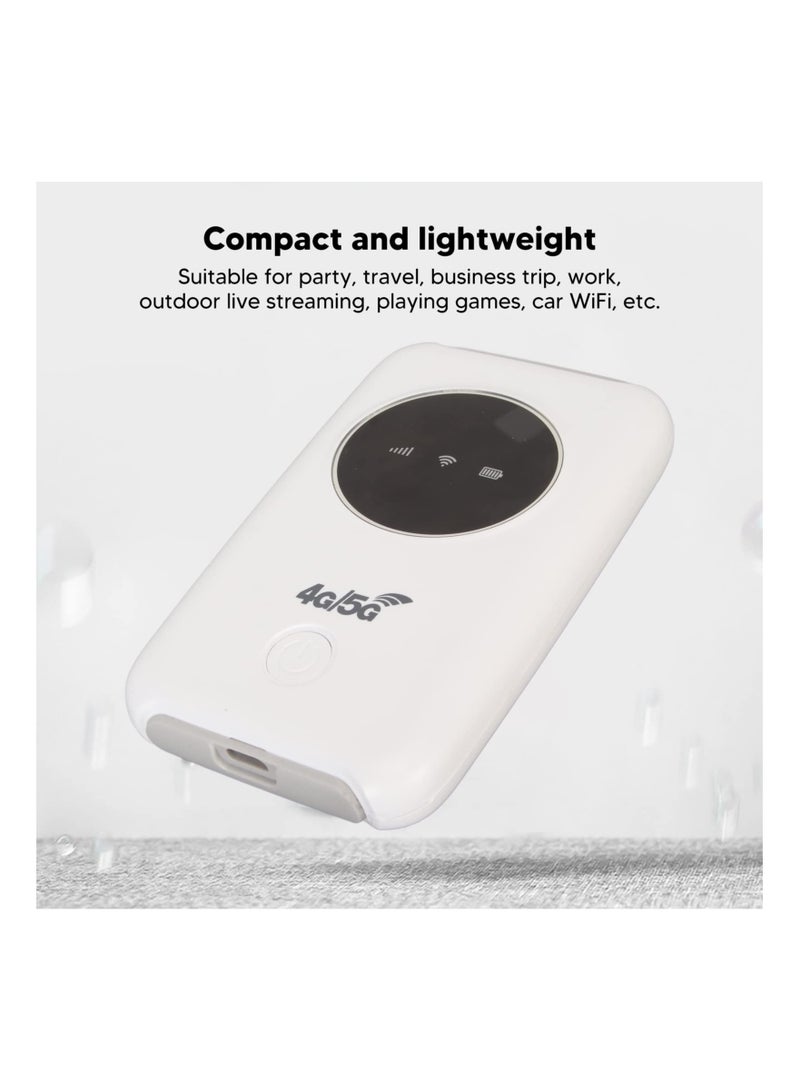 4G/5G LTE USB Modem with SIM Card Slot,  Wireless USB Modem 300Mbps Mobile 5G WiFi Router Unlocked Mobile WiFi Portable WiFi Hotspot Portable USB WiFi Modem Up to 10 WiFi Connect Devices - Image 2