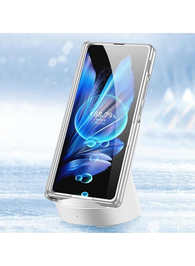 general vivo X Fold3 Pro Case Transparent with Anti-Peep Film,Supercar-Style Cover Shell,Folding Phone Holster for vivo X Fold3 Pro - Image 4