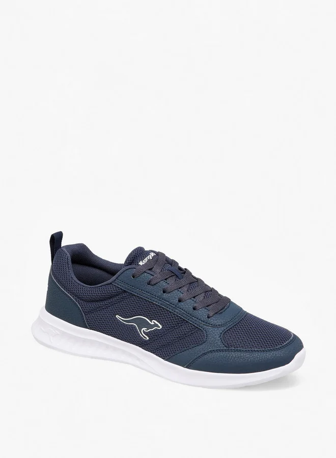 kangaROOS Men's Textured Sports Shoes with Lace-Up Closure